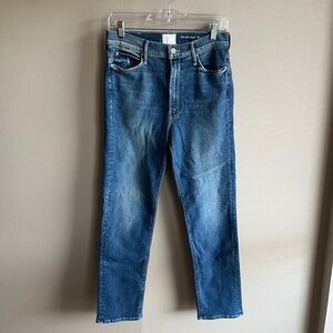 MOTHER x Miranda Kerr "The Daily Dose" Cropped Denim